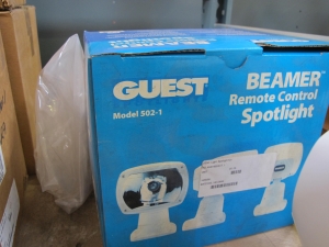 LOT TO INCLUDE: (76) CAPACITORS, FIXED TYPE, 13 UF CAPACITANCE, 1000 VAC VOLTAGE, PAPER/POLYPROPYLENE FILM/FOIL MATERIAL, (1) LIGHT, SPOTLIGHT KIND.. LOADING & HANDLING FEE $15-4143